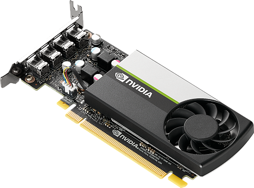 Видеокарта PNY PCI-E T1000 NVIDIA T1000 4Gb 128bit GDDR6 mDPx4 HDCP Bulk low profile