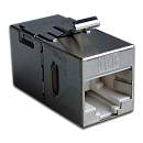 Повторитель портов RJ-45, экранированный, кат.6A, формата Keystone Повторитель портов RJ-45, экранированный, кат.6A, формата Keystone