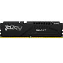 Память DDR5 16GB 6000MHz Kingston KF560C36BBE2-16 Fury Beast RTL Gaming PC5-48000 CL36 DIMM 288-pin 1.35В single rank с радиатором Ret
