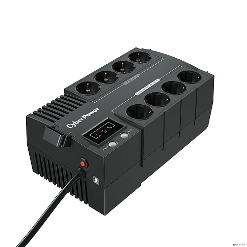 CyberPower BS650E NEW ИБП Line-Interactive, 650VA/390W USB, (4+4 EURO), 12В/5 Ач х 1