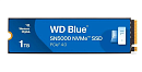 Твердотельный накопитель Western Digital Blue SN5000 SSD M2.2280 PCIe 4.0 1Tb, 5150MBs/4900MBs, TBW 600, WDS100T4B0E, 1 year