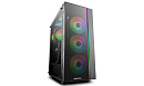 Блок питания DEEPCOOL MATREXX 55 без БП, большое боковое окно, RGB LED спереди, черный, ATX