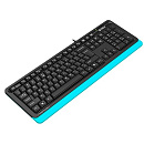 Клавиатура A4Tech Fstyler FKS10 черный/синий USB [1530196]