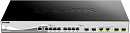 Коммутатор D-Link DXS-1210-12TC (L2) 8x10Гбит/с 2xКомбо(10GBase-T/SFP+) 2SFP+ настраиваемый