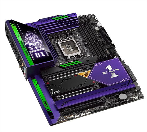 ASUS ROG MAXIMUS Z690 HERO EVA, LGA1700, Z690, 4*DDR5, HDMI, 2xUSB Type-C, SATA3, M2, Audio, Gb LAN, USB 3.2, COM*1 header (w/o cable), ATX; 90MB1BX0-
