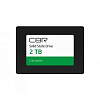 SSD CBR SSD-002TB-2.5-LT22, Внутренний SSD-накопитель, серия "Lite", 2048 GB, 2.5", SATA III 6 Gbit/s, SM2259XT, 3D TLC NAND, R/W speed up to 550/520 MB/s