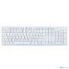 Клавиатура Oklick 550ML белый USB slim Multimedia LED [1061618]