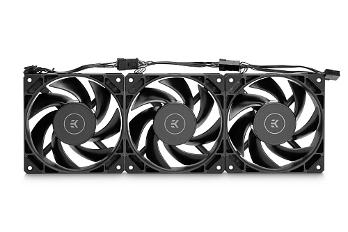 Система охлаждения/ EKWB EK-Nucleus AIO CR360 Dark (360mm, Black, ARGB/ Fans: 3x120mm, 72CFM, 36dBA, 2300RPM/ Pump height 61.6mm, -dBA, 3100RPM, Rad