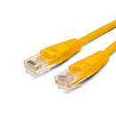 Filum FL-U5-C-3M-Y Кабель патч-корд, U/UTP 5e cat. 3м, 26AWG(7x0.16 мм), чистая медь, PVC, жёлтый (873000)