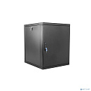 ЦМО Шкаф телекоммуникационный настенный сварной 12U (600 x 500) съёмные стенки, дверь металл, чёрный, ШРН-12.500.1-9005