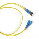 Hyperline FC-D2-9-FC/­UR-SC/­UR-H-5M-LSZH-YL Патч-корд волоконно-оптический (шнур) SM 9/­125 (OS2), SC/­UPC-FC/­UPC, 2.0 мм, duplex, LSZH, 5 м