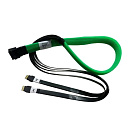 Кабель LSI x8 SFF-8654 to 2x4 SFF-8654 (Slim SAS) (analog 05-60004-00) BROADCOM