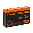 Exegate EX285651RUS Аккумуляторная батарея HR 6-7.2 (6V 7.2Ah, клеммы F1)