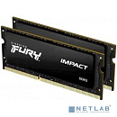 Kingston DRAM 16GB 1866MHz DDR3L CL11 SODIMM (Kit of 2) 1.35V FURY Impact KF318LS11IBK2/16