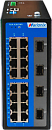 Управляемый промышленный Full Gigabit Ethernet коммутатор 2 уровня, 16 x 1G RJ45, 2 x 1G SFP, 2 x 2.5G SFP, питание 2 x 24~48VDC, монтаж на DIN-рейку