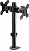 Кронштейн для мониторов ЖК Buro M062 черный 17"-27" макс.8кг потолочный поворот и наклон