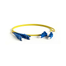 Кабельная сборка Hyperline FC-D2-9-LC/UR-SC/UR-H-10M-LSZH-YL Патч-корд волоконно-оптический (шнур) SM 9/125 (OS2), LC/UPC-SC/UPC, 2.0 мм, duplex, LSZH