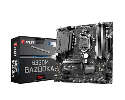 Материнская плата B360 S1151 MATX B360M BAZOOKA MSI