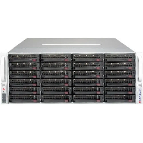 Сервер SUPERMICRO SuperStorage 4U Server 6049P-E1CR36L noCPU(2)2nd Gen Xeon Scalable/TDP 70-205W/ no DIMM(16)/ 3008controller HDD(36)LFF+ opt. 2SFF/ 2x10Gbe/