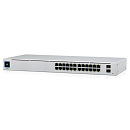 Коммутатор 24PORT 1000M 2SFP POE USW-24-POE UBIQUITI