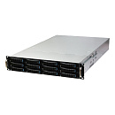 Корпус AIC RSC-2ET XE1-2ET00-18 2U, 12xSATA/SAS HS 3,5/2,5" universal bay + 2x2,5" 7mm rear HS bay, up to 12 (W)x 13H(D) E-ATX, 12G EOB backplane, Acb