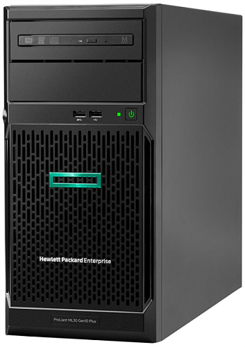 proliant ml30 gen10 plus e-2314 hot plug tower(4u)/xeon4c 2.8ghz(8mb)/1x16gb1ud_3200/intelvroc(raid 0/1/5/10)/nohdd(8)sff/nodvd/ilostd(no port)/1nhpfa