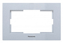 Рамка Panasonic Karre Plus WKTF08092SL-RU декоративная 1x пластик серебро (упак.:1шт)