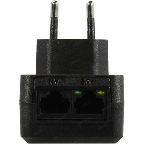 ORIENT SAP-48POEV2, PoE инжектор питания 24Вт, AC 100-240V/ DC 48V, 0.5A, вход: RJ45 LAN 10/100/1000Mbps, выход: RJ45 PoE тип A (1/2+,3/6-), совместим