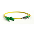 Hyperline FC-D2-9-LC/AR-ST/AR-H-3M-LSZH-YL Патч-корд волоконно-оптический (шнур) SM 9/125 (OS2), LC/APC-ST/APC, 2.0 мм, duplex, LSZH, 3 м