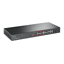 Коммутатор/ JetStream 16-Port 10/100Mbps+2-Port Gigabit Unmana EUplug