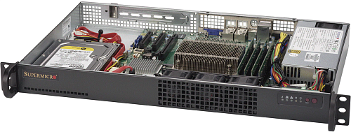 Серверная платформа Supermicro SERVER SYS-5019S-L (X11SSL-F, CSE-510-203B) (LGA 1151, E3-1200 v6/v5, Intel® C232 chipset, 1x 3.5" Fixed drive bay or