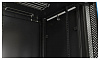 Шкаф коммутационный Hyperline (TWB-0645-SR-RAL9004) настенный 6U 600x450мм пер.дв.стал.лист 60кг черный 275мм 180град. 367мм IP20 сталь
