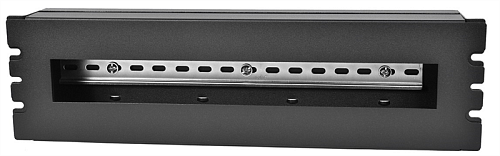ЦМО 19 панель с DIN-рейкой PS-3U, цвет черный