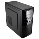 Корпус AEROCOOL Qs-183 Advance Black, mATX, без БП, 2 x USB 3.0, картридер, съемный фильтр от пыли для БП
