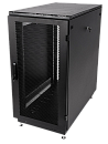 Шкаф ЦМО Шкаф серверный напольный 24U (600 1000) дверь перфорированная 2 шт., чёрный
