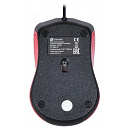 Oklick 225M черный/красный Мышь оптическая (1200dpi) USB (3but) [288237]