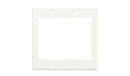 Рамка панели управления BIAMP [WP-2G-US-W] 2-gang wall plate, US