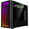 Компьютерный корпус, без блока питания ITX/ Gamemax Abyss ITX case, black, w/o PSU, w/2xUSB3.0, infinity rainbow lights FP, w/2x120mm Rainbow top