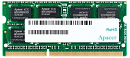 Apacer DDR3 4GB 1600MHz SO-DIMM (PC3-12800) CL11 1.35V (Retail) 256*8 (AS04GFA60CAQBGJ/DV.04G2K.HAM)