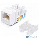 WRline Вставка Keystone Jack RJ-45, 90 градусов, категория 5e, неэкранированная, заделка тип 110, цвет белый
