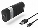 Мобильный аккумулятор Hama Joy Li-Ion 5200mAh 2.1A черный 1xUSB