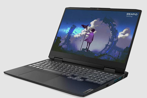 ноутбук lenovo ideapad gaming 3 15iah7 15.6" 1920x1080/intel core i5-12450h/ram 16гб/ssd 512гб/geforce rtx 3050 4гб/eng/rus/без ос/onyx grey/2.315 кг