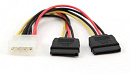 Кабель Premier 6-096-SATA-PSY Molex 8981 SATA SATA 0.15м (пакет)