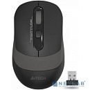 A-4Tech Мышь Fstyler FG10 GREY черный/серый оптическая (2000dpi) беспроводная USB
