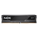 Оперативная память Apacer DDR5 32GB 6400MHz DIMM NOX Black Gaming Memory CL36 1.4V Heat Sink (Retail) 2048*8 3 years (AH5U32G64C652MBAA-1)