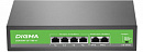 Коммутатор Digma DSP204F-2F-T80 DSP204F-2F-T80 V1 (L2) 6x100Мбит/с 4PoE 4PoE+ 80W неуправляемый