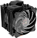 Кулер Cooler Master MasterAir MA621P TR4 Edition (250W, 4-pin, 165mm, tower, Al/Cu, RGB, fans: 2x120mm/53.4CFM/31dBA/1800rpm, sWRX8/SP3/TR4, RGB