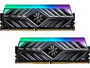 Модуль памяти ADATA XPG SPECTRIX D41 Gaming DDR4 Общий объём памяти 16Гб Module capacity 8Гб 3000 МГц 1.35 В RGB Titanium Grey AX4U300038G16-DT41