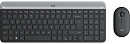 Клавиатура+мышь Logitech Wireless Desktop MK470 (Keybord&mouse), Black, Rus/Eng, [920-009206] (незначительное повреждение коробки)