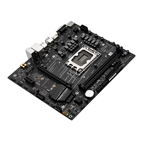 Материнская плата MAXSUN MS-Challenger H610M, LGA1700, H610, 2*DDR4, 3*SATA3, M.2, 2*USB 3.2, 4*USB 2.0, 1*PCIEx16, 1*PCIEx1, VGA+HDMI+DP, mATX